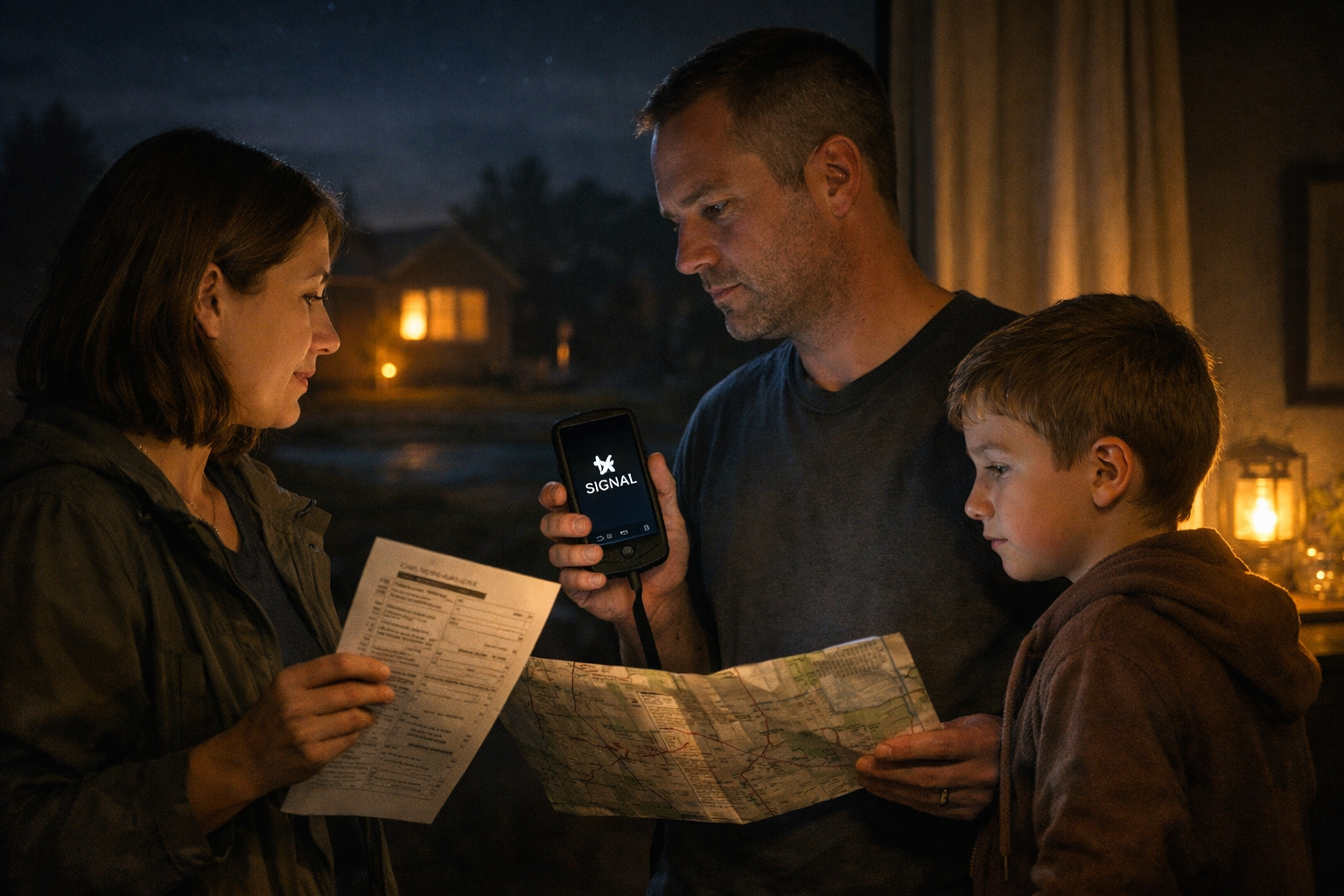 Family communication plan for emergencies