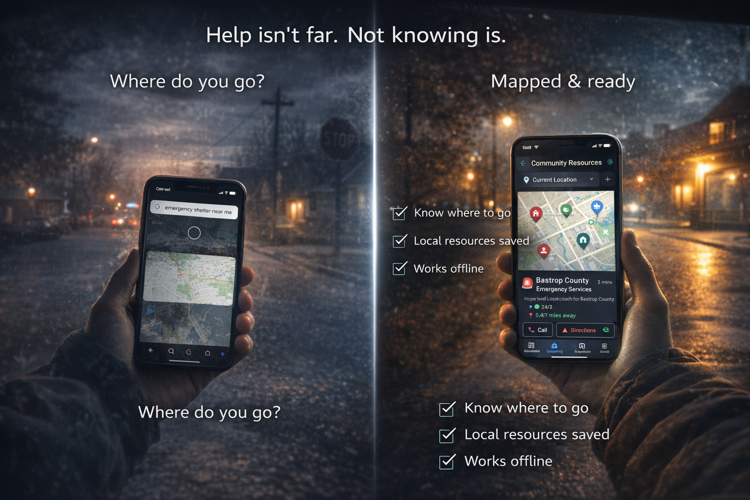 Finding emergency resources in your community